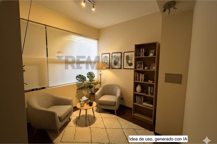 Estudio / oficina de 12m² con luz natural