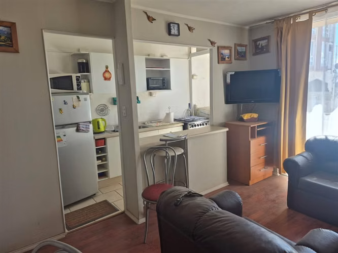 Arriendo departamento amoblado en Los Andes