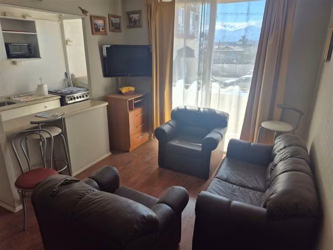 Arriendo departamento amoblado en Los Andes