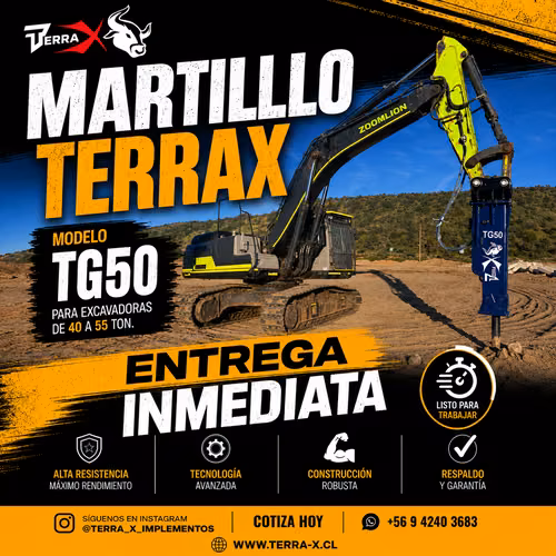 Martillo Hidráulico Nuevo excavadora 20 ton