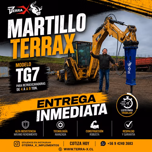 Martillo Hidráulico Nuevo excavadora 20 ton