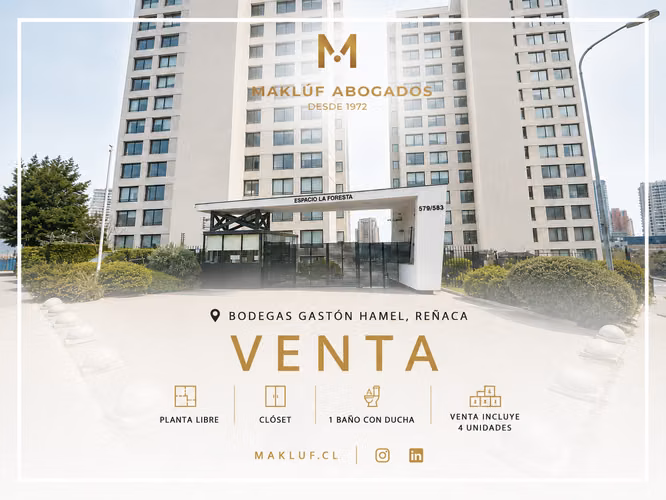 Oportunidad de inversión! 4 bodegas en venta, Gastón Hamel, Reñaca