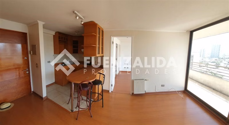 Depto. en arriendo de 1 dorm. 1b y 1e en San Miguel