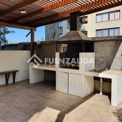Depto. en arriendo de 1 dorm. 1b y 1e en San Miguel
