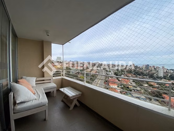 Departamento en arriendo de 3 dorm. en Viña del Mar