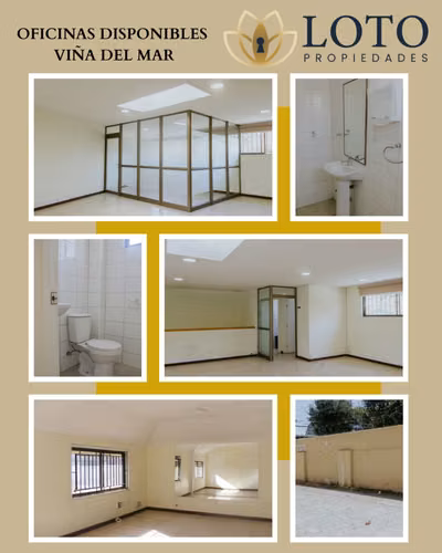 Exclusivas oficinas habilitadas. Sector Oriente.  Viña del Mar.