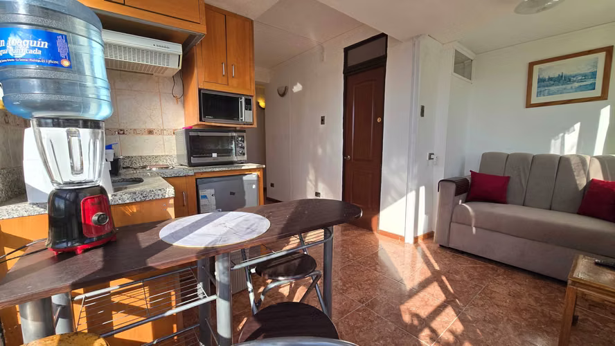 Departamento equipado vista a la ciudad. (178273)
