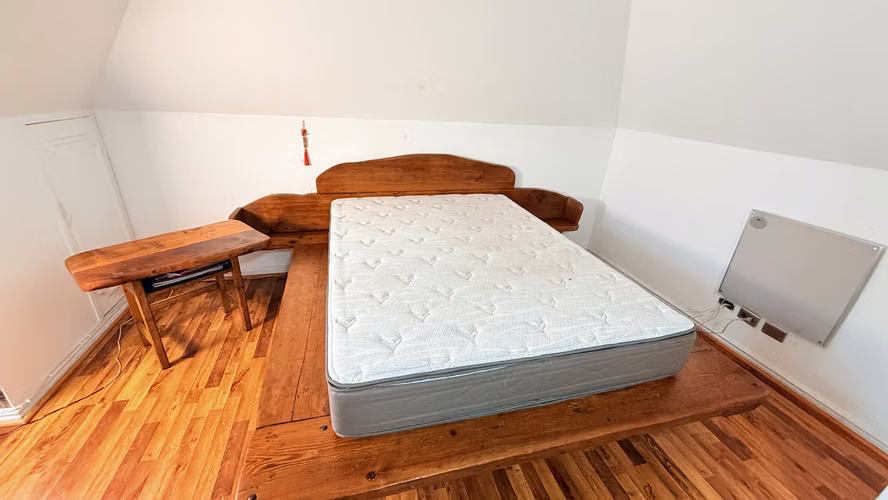 CAMA  MADERA ROBLE MACIZO