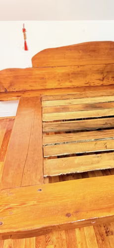 CAMA  MADERA ROBLE MACIZO
