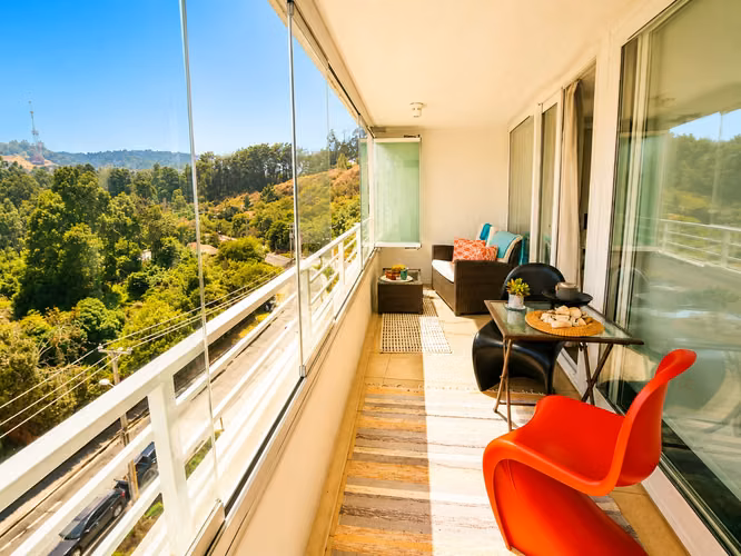VENDE  dpto  2D, 2 estac,  Reñaca, Viña del Mar