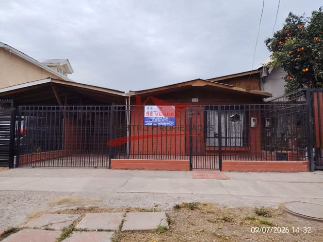 Casa de Un Piso completamente Solida, 3 Dormitorios, 2 Baños, Quilicura.