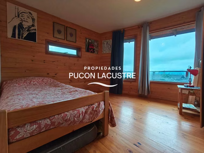 Arriendo Casa Pucón Los Riscos con vista al lago (178285)
