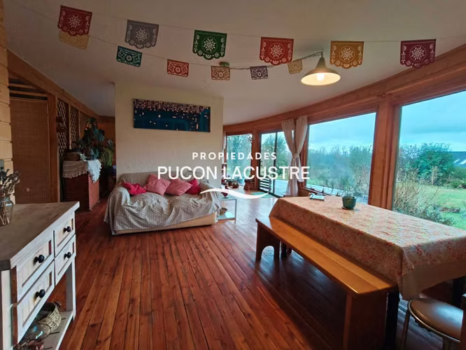 Arriendo Casa Pucón Los Riscos con vista al lago (178285)