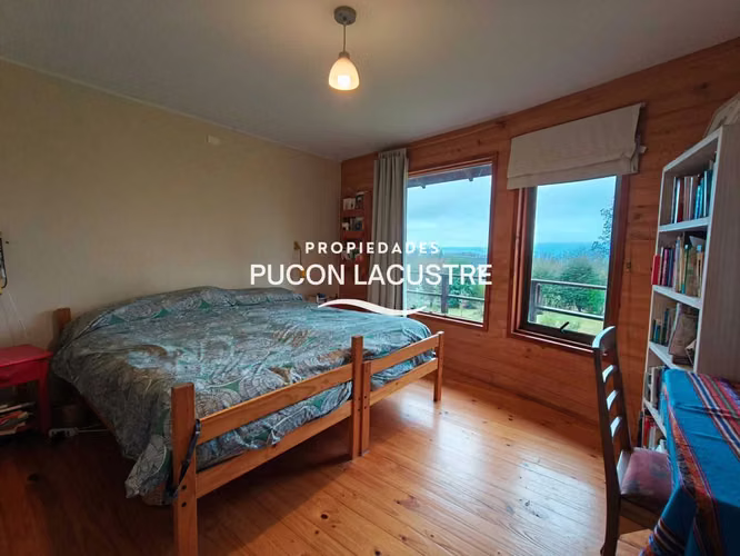 Arriendo Casa Pucón Los Riscos con vista al lago (178285)