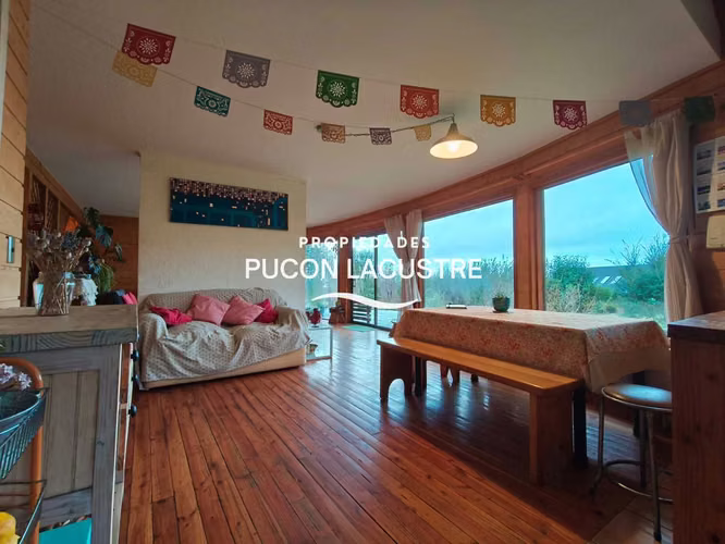 Arriendo Casa Pucón Los Riscos con vista al lago (178285)