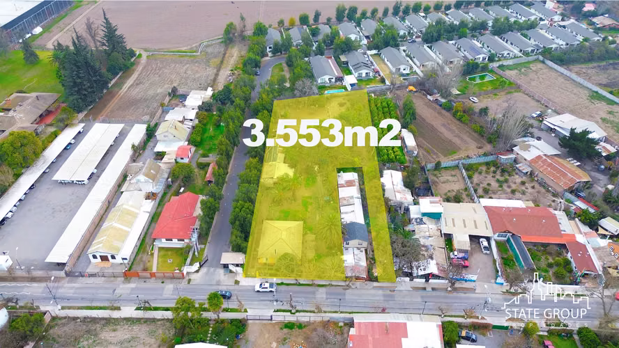 TERRENO PARCELA URBANA ISLA DE MAIPO 3500M2