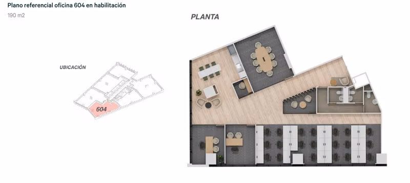 Oficina amobladas moderno edificio A Plus Metro Manuel Montt
