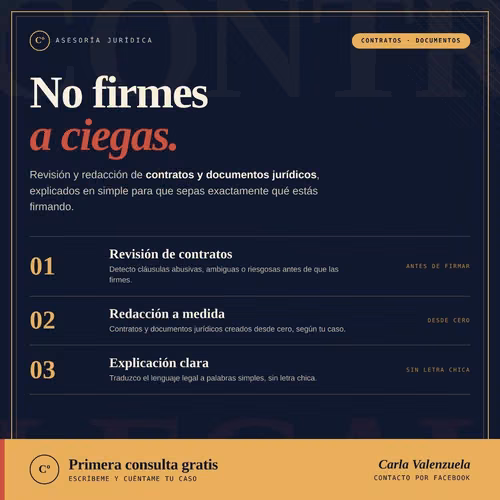 Revisión y redacción de documentos legales (Asesoría Jurídica)