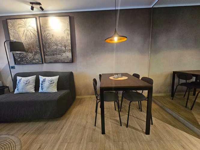 Depto amoblado Las Condes 1 Dorm (178379)