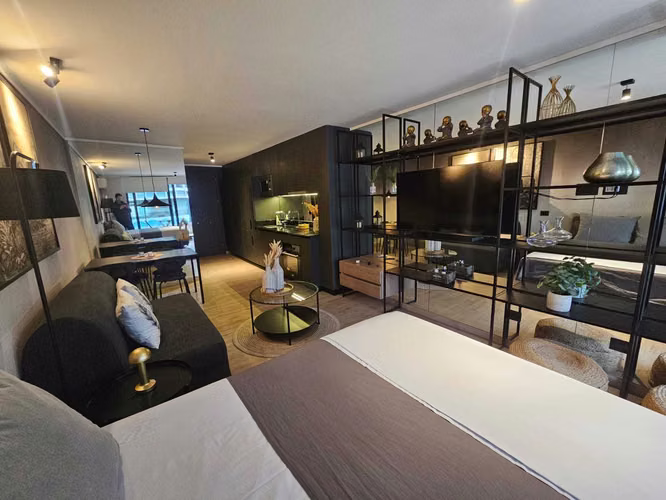Depto amoblado Las Condes 1 Dorm (178379)