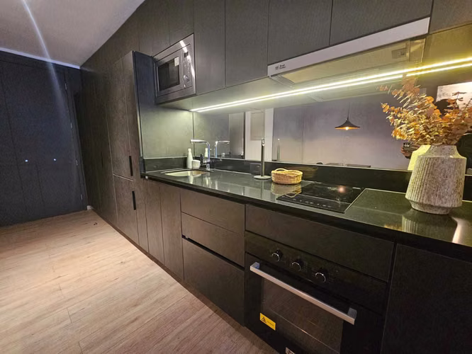 Depto amoblado Las Condes 1 Dorm (178379)