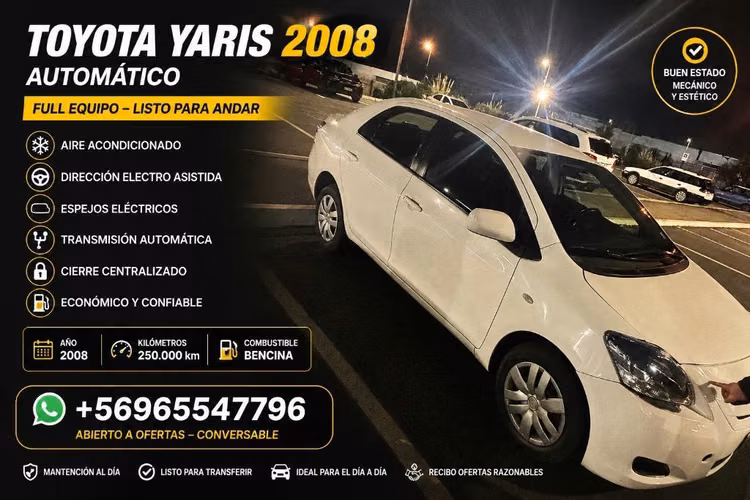 Toyota yaris 2008 automática