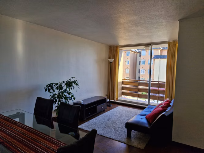 Departamento amoblado 2D1B1E en condominio Lomas del Rio