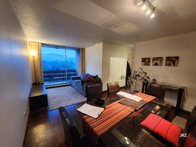 Departamento amoblado 2D1B1E en condominio Lomas del Rio