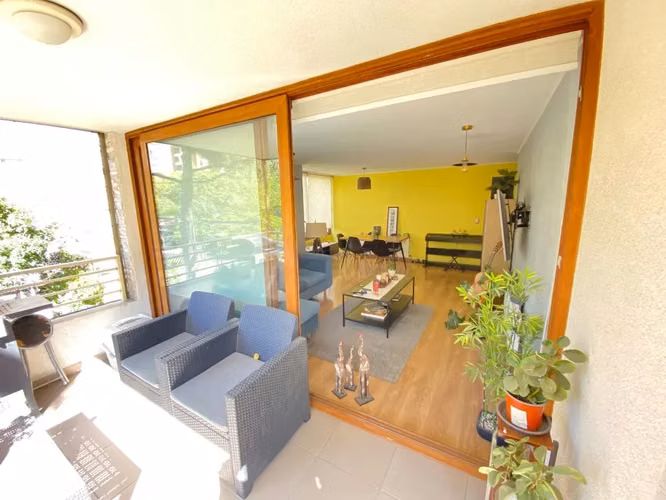 AMPLIO DEPARTAMENTO EN PROVIDENCIA 3 DORMITORIOS 2B 1E1BO