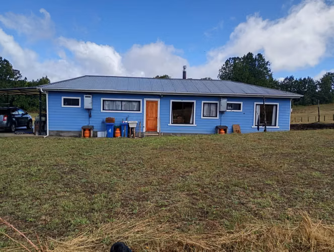 PARCELA 5136MTS CON CASA E N MANHUE VILLARRICA