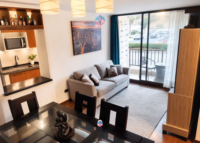 ARRIENDO DEPTO 3D 2B 2ESTC, AMOBLADO, PASO HONDO