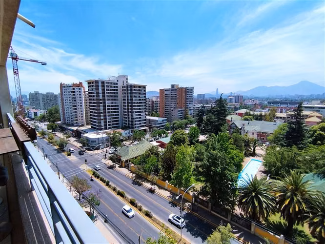 800 mil Arriendo Dpto amoblado 2D1B plaza ñuñoa