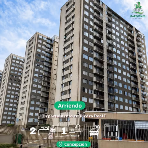 SE ARRIENDA DEPARTAMENTO EN CONDOMINIO PIEDRA REAL CONCEPCIÓN