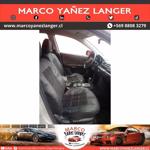 MAZDA 3 1.6 AUT / AÑO 2008 / EXCELENTE ESTADO