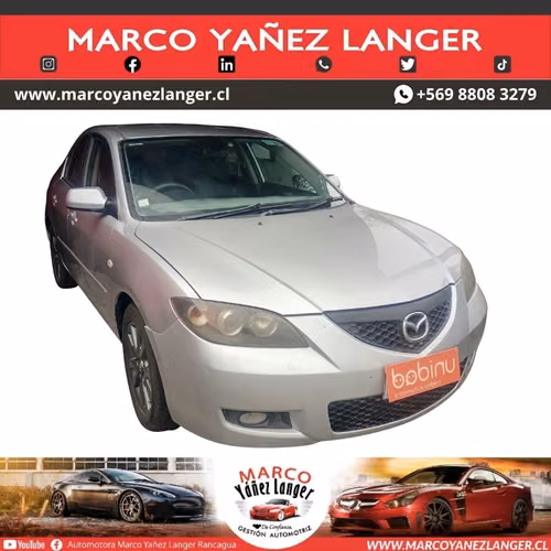 MAZDA 3 1.6 AUT / AÑO 2008 / EXCELENTE ESTADO