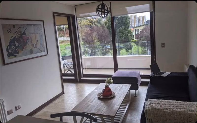 Departamento en arriendo de 1 dorm. en Valdivia