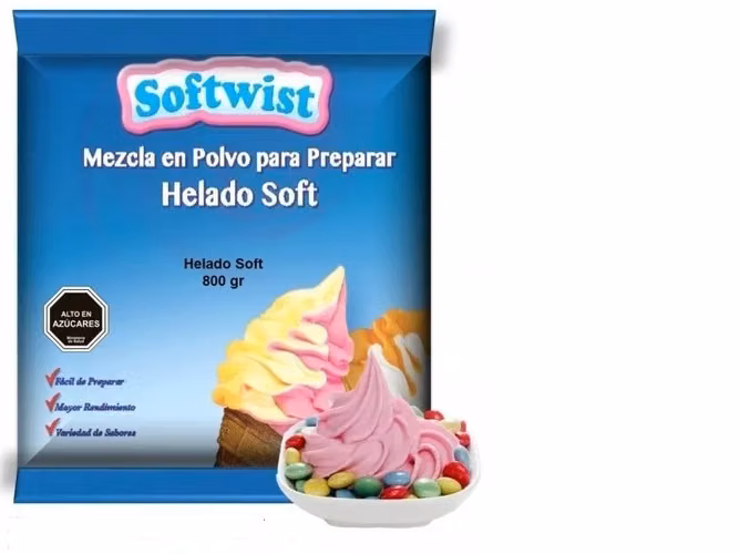 HELADO SOFT Y GRANIZADO EN POLVO