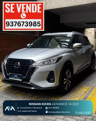 NISSAN KICKS ADVANCE 1.6 2021