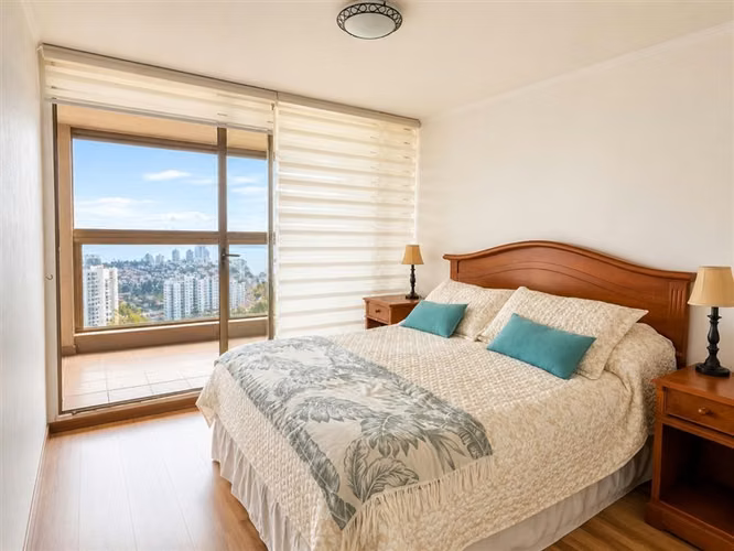 Departamento en arriendo de 3D. 2B. 1E. 1B.en Viña del Mar