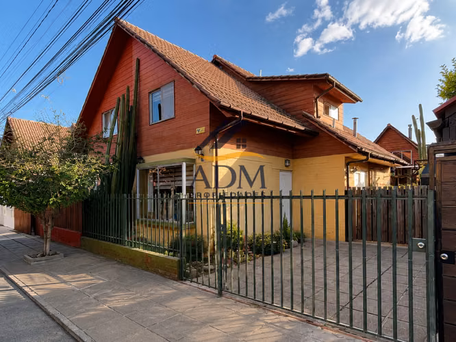 Casa 3D 2B + Sala de Estar y Quincho | Villa Alemana Norte