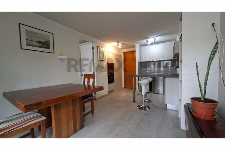 Departamento renovado tipo mariposa
