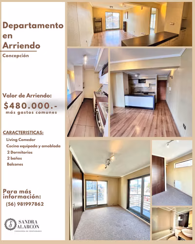 Arriendo Departamento 2D - 2E Concepción