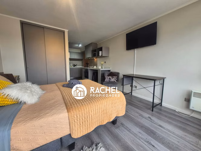 SE ARRIENDA HERMOSO DEPARTAMENTO AMOBLADO Y TOTALMENTE EQUIPADO – EDIFICIO ZURICH - TEMUCO