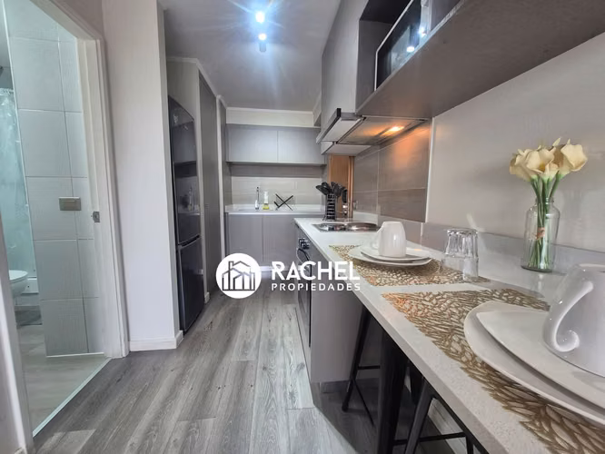 SE ARRIENDA HERMOSO DEPARTAMENTO AMOBLADO Y TOTALMENTE EQUIPADO – EDIFICIO ZURICH - TEMUCO