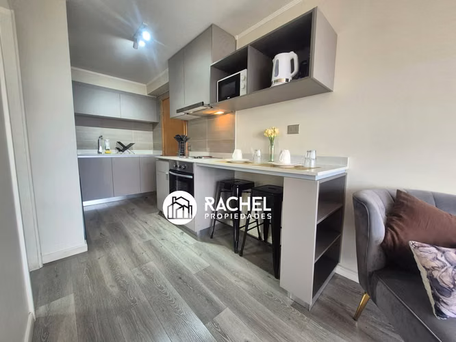SE ARRIENDA HERMOSO DEPARTAMENTO AMOBLADO Y TOTALMENTE EQUIPADO – EDIFICIO ZURICH - TEMUCO