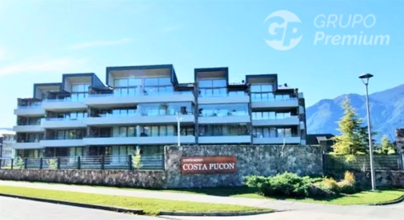 Venta Departamento Costa Pucón 2 dorm 2 baños Playa Grande