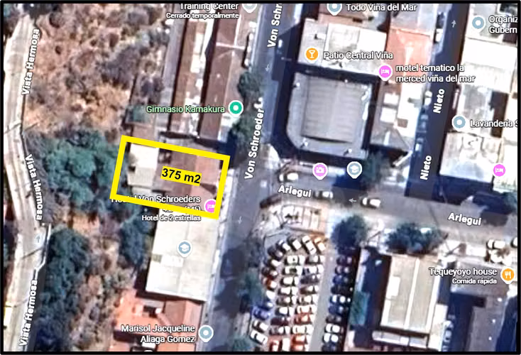 Gran PROPIEDAD COMERCIAL y HOTEL : Calle Von Schroeders esquina Arlegui
