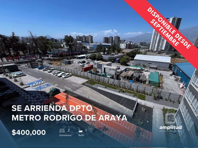 DPTO 2D+1B metro Rodrigo de Araya, San Joaquin (178630)