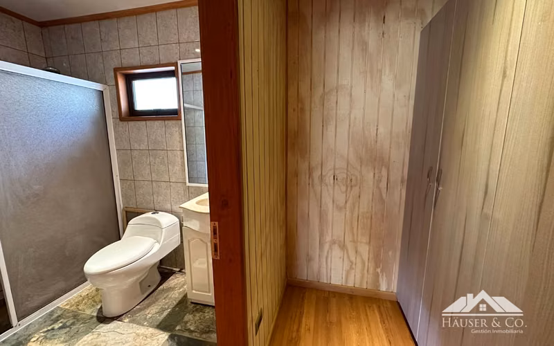 Casa en arriendo Pucon Sector Waldorf 3 dorm 2 baños