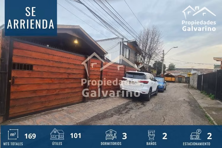 Casa en arriendo de 3 dorm. en Quilicura